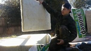 Утепление террасы каменной ватой.  Часть 2 я Утепление, обрешетка