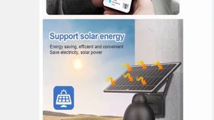 Shiвоенia наружная Солнечная камера 4G SIM GSM беспроводная