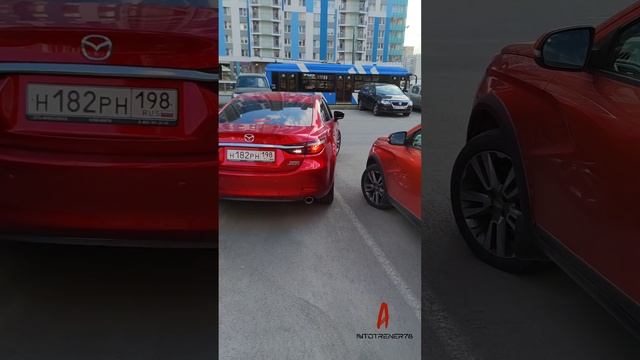 Перпендикулярная парковка. Первые самостоятельные попытки. Автотренер78