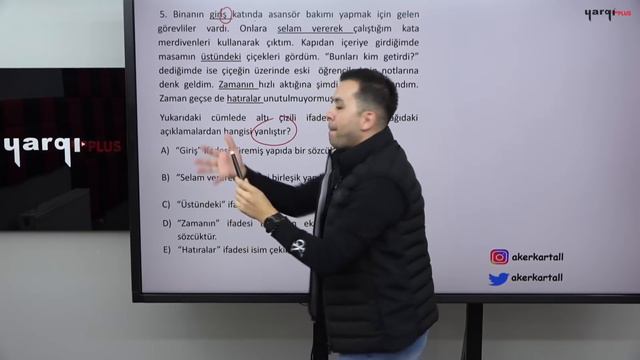25 - SÖZCÜKTE YAPI - SORU ÇÖZÜMÜ - AKER KARTAL 2024 смотреть онлайн