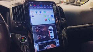 Toyota Land Cruiser 200  (2007-2015) Установка штатной магнитолы PF381T16