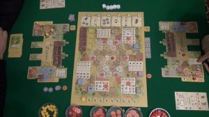 Ла-Гранха 1/2 часть - играем в настольную игру. La Granja board game.