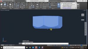 عباس البزوني  3D AutoCAD رسم البرغي A hexagonal headed bolt with a nut and a washer in position 3D