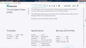 Homelend ICO HMD Token İncelemesi