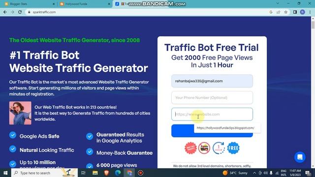 free website traffic in 2023 | safe google AdSense traffic | tricks with bajwa? смотреть онлайн