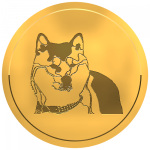 SHIBA INU COIN. (ANTON VIBE ART). Original. Image collections in NFT.