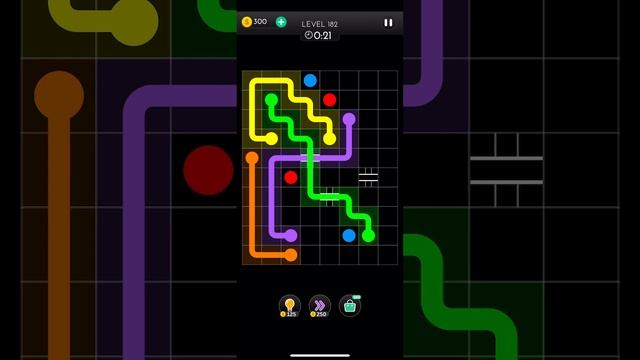 Dot knot - Line & colour puzzle  Level 182