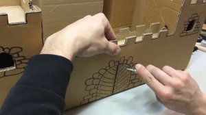 Make amazing cardboard castle DIY easy