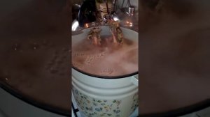Очистка тэнов с бойлера с помощью уксуса.