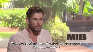 Интервью. Крис Хемсворт и Том Холланд