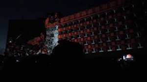 Лазерное шоу на здании администрации города Сыктывкара в честь 70 летия победы (часть 1)