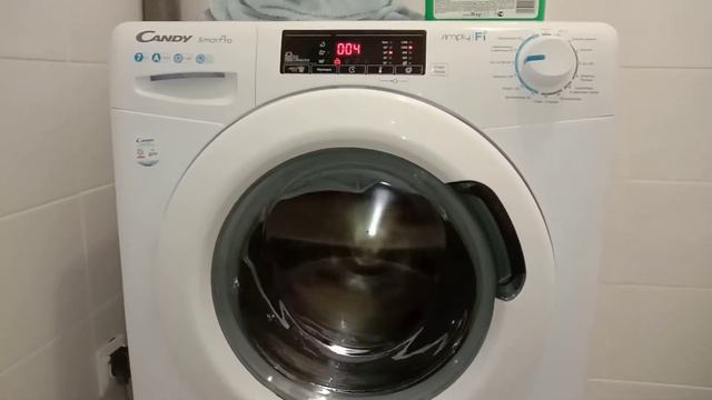 Candy SmartPro 7 kg CO4 117T1/2-07 Fast 44' Last spin 1000 rpm смотреть онлайн