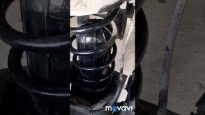 W 169 А 180 Установка пневмабаллона в задние пружины.