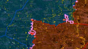 12.07.2024  Карта боевых действий.  Бои на Очеретенском выступе