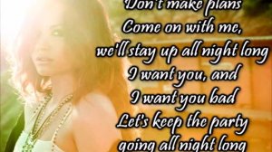 Demi Lovato Ft. Missy Elliott and Timbaland - All Night Long (Lyrics)