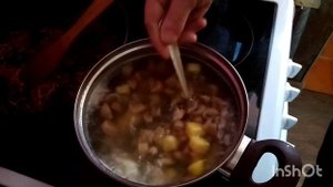 "Легкий грибной суп"