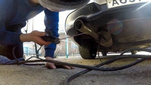 LADA GRANTA SPORT. ВАРИМ НАСАДКУ ГЛУШИТЕЛЯ)