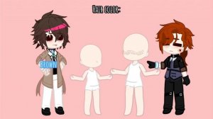“My genes” [soukoku + their kids :)] //Gacha Club × Bungou Stray Dogs//