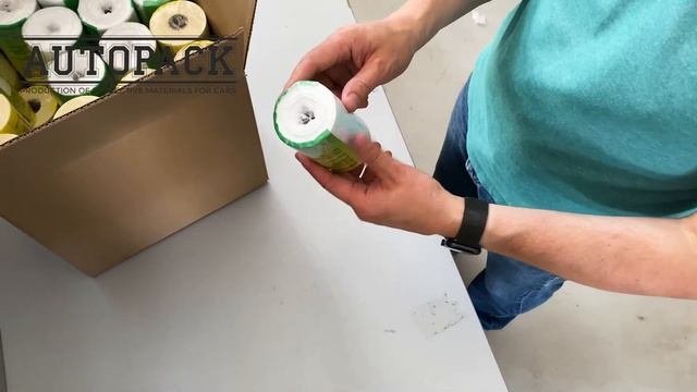 Маскировочная пленка с малярной лентой 0,65х30м