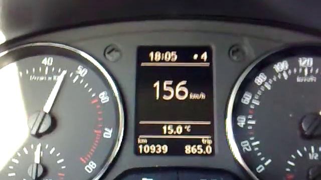 Skoda Fabia II 1,2 TSi 77 kW manual, acceleration смотреть онлайн