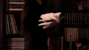 reading unknown books in an abandoned library (dark academia playlist)