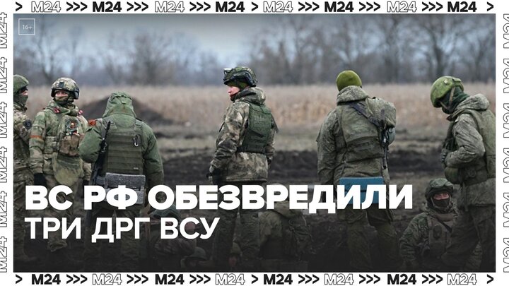 Три украинские ДРГ обезвредили российские военнослужащие за сутки - Москва 24