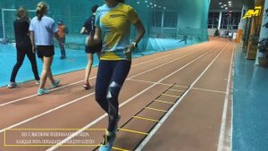 Упражнения с координационной лестницей / упражнения для улучшения техники бега