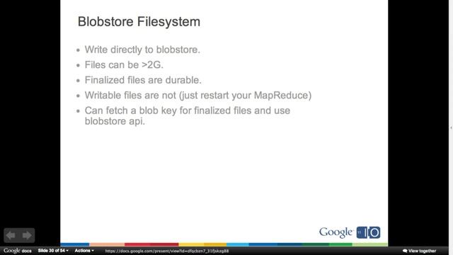 Google I/O 2011: App Engine MapReduce смотреть онлайн