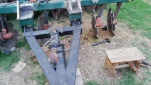 Снова перевариваю прицепной дискатор. Точки крепления. Изменяю вектор тяги.