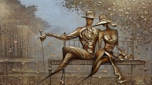 Живопись, имитирующая чеканку * Художник Сергей Ковалев