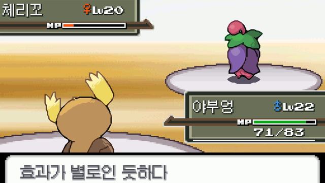 Pokémon Platinum Version Korean - Gym Leader Gardenia