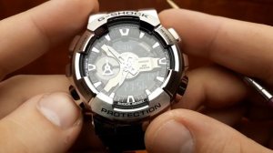 Gshock GM-110 - Setting Time and Date tutorial