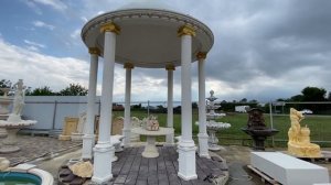 Обзор садовой беседки ротонды "3.8 м"