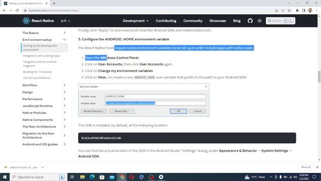 Build Your First Mobile App With React Native | Windows Installation | RN CLI Tutorial For Beginner