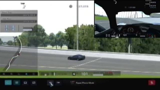 2014 C7 Corvette Stingray Test @ Daytona Road Course on GT5 смотреть онлайн