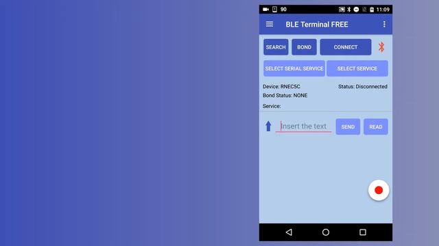 Android APP: BLE Terminal (v1.3.9 or newer) смотреть онлайн