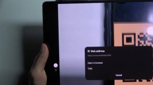 How to Find QR Scanner on SAMSUNG Galaxy Tab S8 Ultra - Scan QR Code