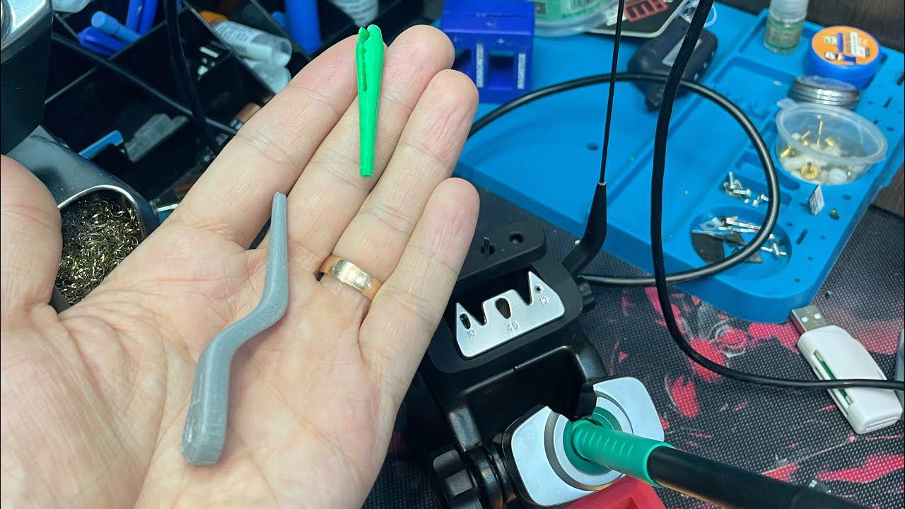 Поводок для JBC на 3D принтере. смотреть онлайн