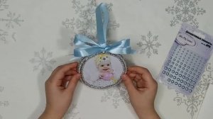 Как сделать ёлочную игрушку с фото своими руками. Подарок для своих родных. DIY ёлочные игрушки.
