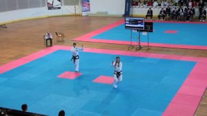 Таэквон-до ИТФ Европа 2013 юниорки туль I дан Taekwon-do