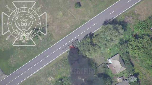 Уничтожение наемников и танка ВСУ у Суджи