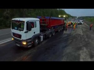 Капитальный ремонт 10-километрового участка трассы Р-256 "Чуйский Тракт"