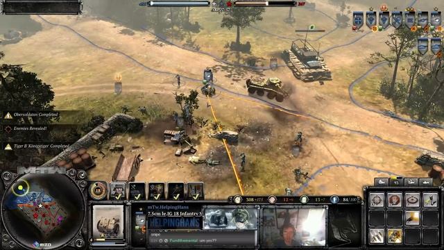 Company of Heroes 2 - Best Game Ever? Hans(OKW) vs OMGPOP(USA Rank#1)