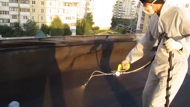 Напыление жидкой резины