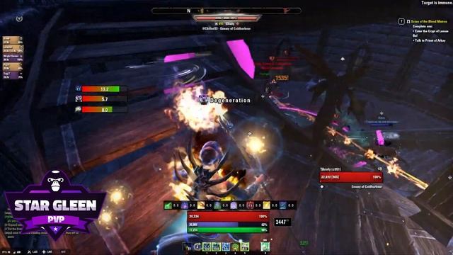 ''PRESS X TO PAY RESPECTS'' - Magicka necromancer PvP - Dragonhold смотреть онлайн