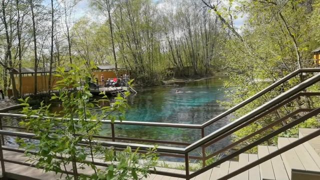 Голубые озера в Казани ? Водопад зимой ? Обзор малого и Большого озер смотреть онлайн