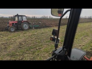 Пахота в декабре! #мтз892 #беларус1222.3