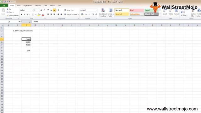 Calculate IRR in Excel (Formula, Examples) | IRR Calculation in Excel