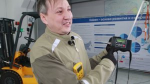 Работа газоанализатора в колодце