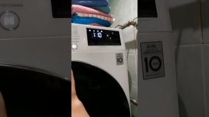 Мини обзор на новую стиральную машину+ сушилку|  часть2